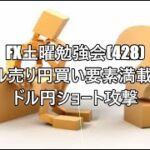 FX土曜勉強会(428)ドル売り円買い要素満載週 ドル円ショート攻撃