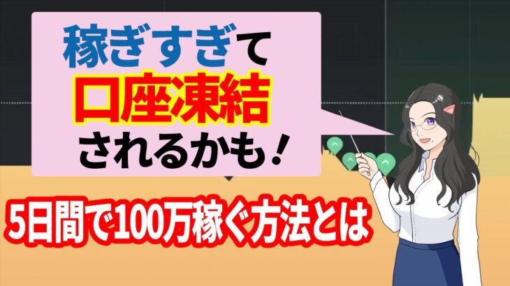 凍結覚悟！5日間で100万円稼ぐ方法とは！【ハイローオーストラリア】【投資】【必勝法】【FX】【バイナリーオプション】【在宅】【副業】