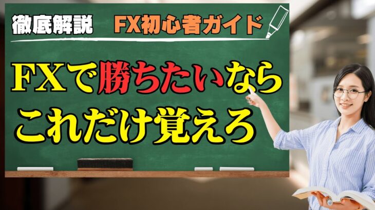 徹底解説！FX初心者向けのFXで勝ちたいならこれだけ覚えろ！