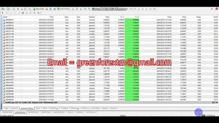 Yesterday Forex robot software | auto trading | EA Trading Bot 2024 09 23 Profit video proof | BOT