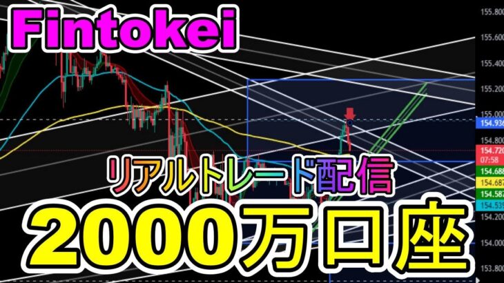 【Fintokei】2000万円口座で年末までにFXとバイナリーで300万稼ぐ配信【FX初心者・バイナリー先出し】