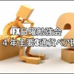 FX日曜勉強会 ２０２４年主要3通貨ペア振り返り