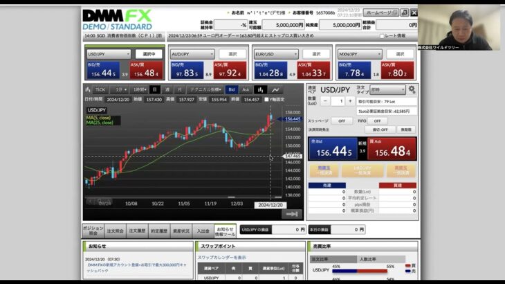 【FX】12/23実践トレード戦略