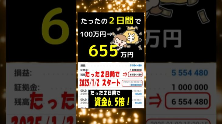 【たった2日で資金6.5倍】新EA「COBRA」リリース間近！