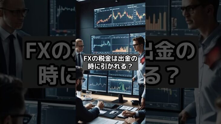 FXの税金は出金の時に引かれる？ #fx #投資 #お金 #転職 #社長 #shorts