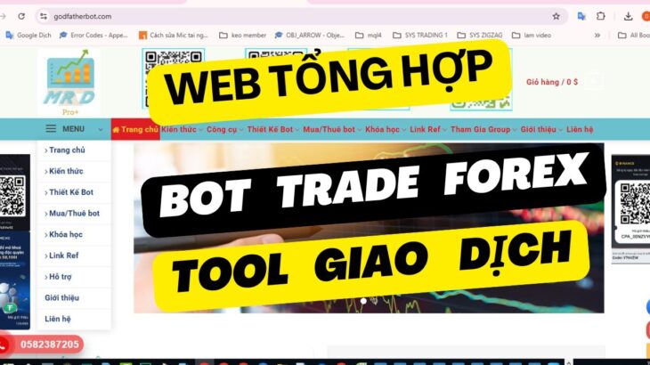 Website tổng hợp EA robot trade Forex, Tool giao dịch miễn phí và có phí