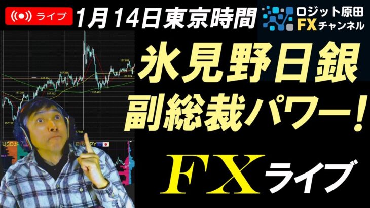 FXライブ配信スキャルピング★氷見野日銀副総裁の発言でドル円乱高下！会見にも注目！リアルタイムトレード実況！