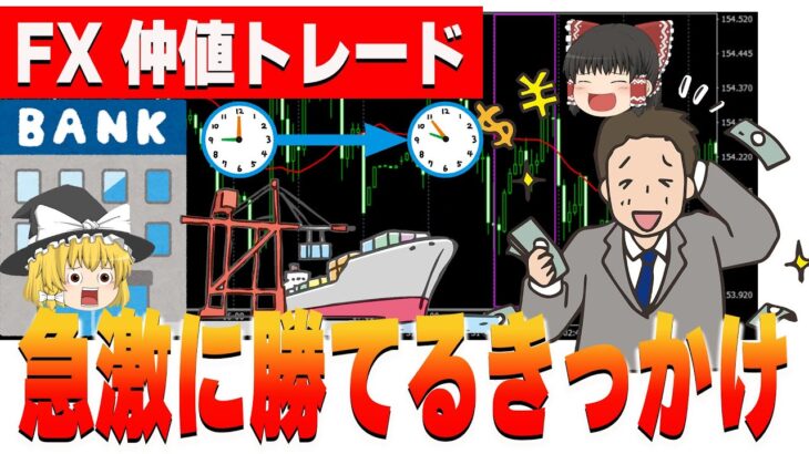 【すぐ効く】FX仲値トレードで勝てない人が、急激に勝てるようになる方法