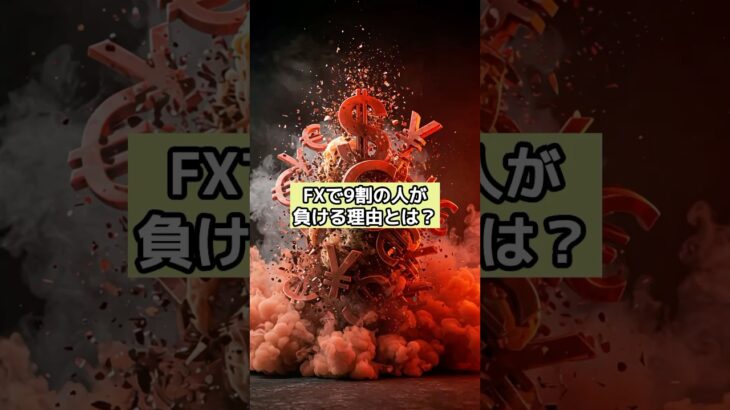 FXで9割の人が負ける理由とは？#fx #投資 #お金 #fx初心者 #shots