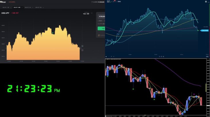 【3/4 21:11～】バイナリー生配信 自分のトレードを分析して勝ちパターンを探す【ドル円 ティックチャート】
