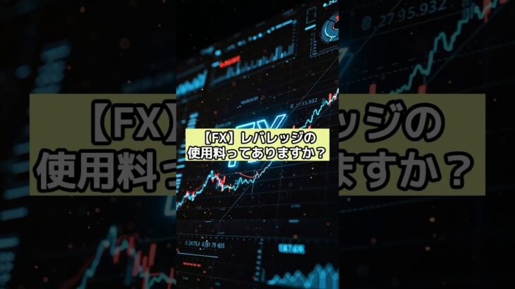 【FX】レバレッジの使用料ってありますか？#fx #fxテクニカル #投資 #お金 #shots